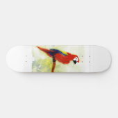 Farbenfrohe Vogelkunst Skateboard (Horizontal)
