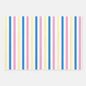 Farbenfrohe Vogelschropfpapier-Set Geschenkpapier Set (Vorderseite 3)