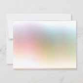 Farbenfrohe Vorlage für die Kalligraphie (Rückseite)