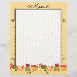 Farbenfrohe Vorspeise Dinner Menü Catering Letters