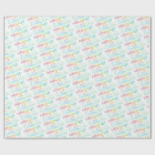 Farbenfrohe Vorstellung der Möglichkeiten Inspirat Geschenkpapier (Flach)