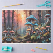 Farbenfrohe Wald Pilz Art I Seidenpapier (Basteln)