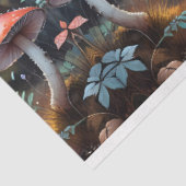 Farbenfrohe Wald Pilz Art I Seidenpapier (Ausschnitt)