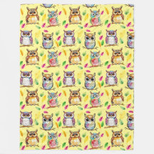 Farbenfrohe Waldhügel und Blätter Wasserfarbe