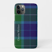 Farbenfrohe Wallace Tartan Kariert Case-Mate iPhone Hülle (Rückseite)