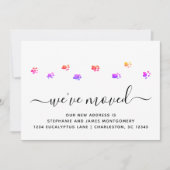 Farbenfrohe Wanderpfähle - Ankündigungskarte Ankündigung (Vorderseite)