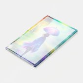 Farbenfrohe Wanderung im Regen Post-it Klebezettel (angewinkelt)