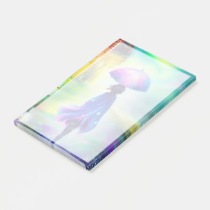 Farbenfrohe Wanderung im Regen Post-it Klebezettel