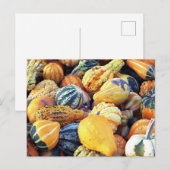 Farbenfrohe Waren Nah Postkarte (Vorne/Hinten)