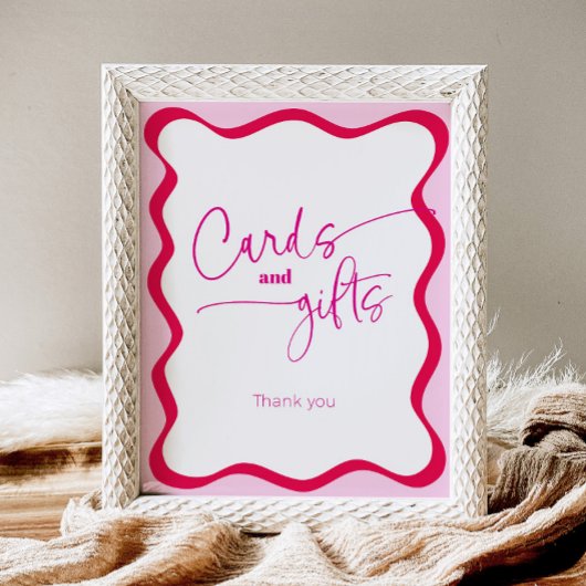 Farbenfrohe Warm-rosa-weiche Grenzkarten und Gesch Sockelschild