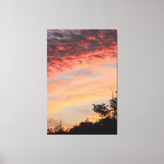 Farbenfrohe Wärme Inspirierend Leinwand (Vorderseite)