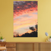 Farbenfrohe Wärme Inspirierend Leinwand (Insitu (Wohnzimmer))