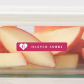 Farbenfrohe, wasserdichte Bezeichnung des Herzens Etiketten (Befestigt)