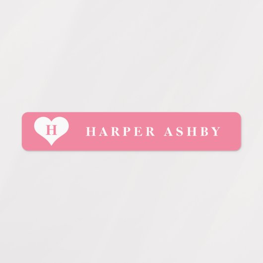 Farbenfrohe, wasserdichte Bezeichnung des Herzens Etiketten (Design 2)