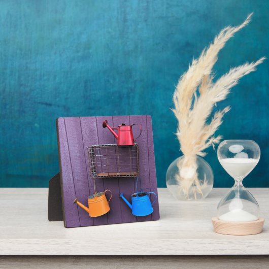 Farbenfrohe Wasserdosen Fotoplatte (InSitu)