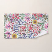 Farbenfrohe Wasserfarbe Botanik Boho Garden Handtuch (Handtuch)