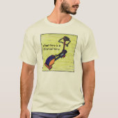 Farbenfrohe Wasserfarbe Elliptische Fitness T-Shirt (Vorderseite)