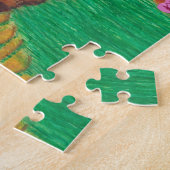 Farbenfrohe Wasserfarbe Fee Segen ein Baum Zuhause Puzzle (Seite)