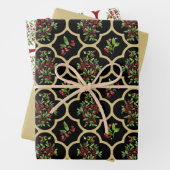 Farbenfrohe Wasserfarbe, Holy und Quartierfolie Geschenkpapier Set (Beispiel)