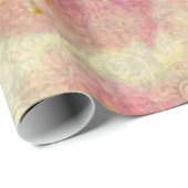 Farbenfrohe Wasserfarbe Kirsche Blossom Abstrakt Geschenkpapier (Rolleneckpunkt)