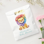 Farbenfrohe Wasserfarbe Löwe jedes Geschlecht Baby Geschenktütchen (Versiegelt)
