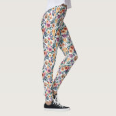 Farbenfrohe Wasserfarbe mit Champange Leggings (Rechts)