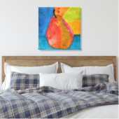 Farbenfrohe Wasserfarbe Perlengemälde gezackte Can Leinwanddruck (Insitu (Schlafzimmer))