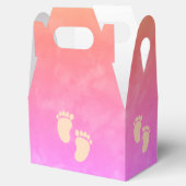 Farbenfrohe Wasserfarben Babydusche nach Maß Geschenkschachtel (Geöffnet)