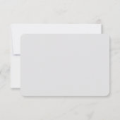 Farbenfrohe Wasserfarben Bouquet Wedding RSVP (Rückseite)