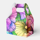 Farbenfrohe Wasserfarben Garten Geschenkschachtel (Rückseite)