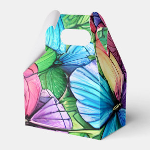 Farbenfrohe Wasserfarben Garten Geschenkschachtel