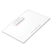 Farbenfrohe Wasserfarben Häuser Real Anwesen Notizblock (angewinkelt)