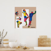 Farbenfrohe Wasserfarben - kein Geheimtipp Poster (Küche)