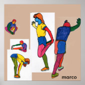 Farbenfrohe Wasserfarben - kein Geheimtipp Poster (Vorne)