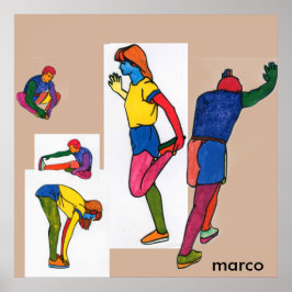 Farbenfrohe Wasserfarben - kein Geheimtipp Poster