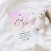 Farbenfrohe Wasserfarben Kinderdusche Einladung