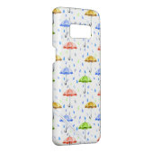 Farbenfrohe Wasserfarben und Regenfälle fallen Case-Mate Samsung Galaxy Hülle (Hinten/Rechts)