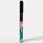 Farbenfrohe Wasserfarbenfedern in Harmonie Case-Mate iPhone Hülle (Rückseite / Rechts)