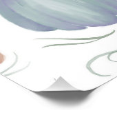 Farbenfrohe Wasserfarbenkürbis Fotodruck (Ecke)