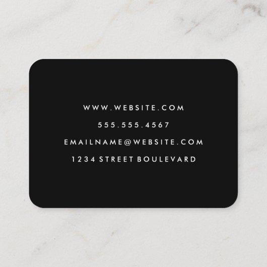 Farbenfrohe Wasserfarbenlackierung gebürstet Visitenkarte (Rückseite)