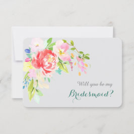 Farbenfrohe Wasserfarbenlounge Einladung