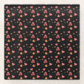 Farbenfrohe Wasserhärtchen Untersetzer (Vorderseite)