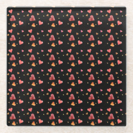 Farbenfrohe Wasserhärtchen Untersetzer