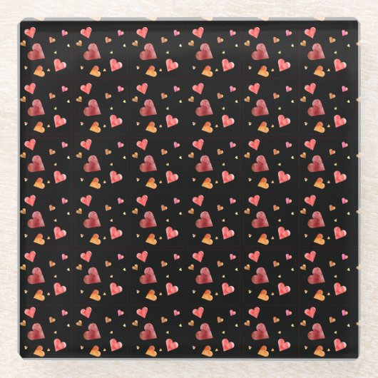 Farbenfrohe Wasserhärtchen Untersetzer (Vorderseite)