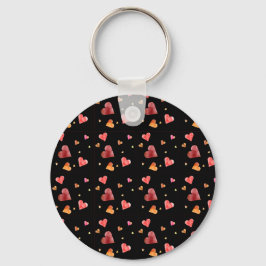 Farbenfrohe Wasserhärten Schlüsselanhänger