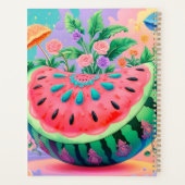 Farbenfrohe Wassermelone für den Brauch der 1. Kla Planer (Rückseite)