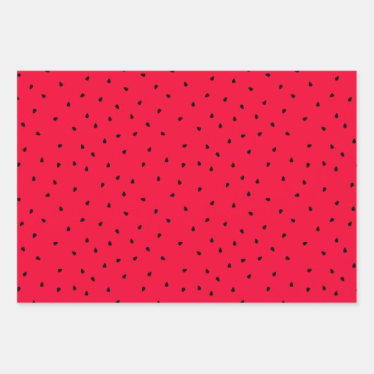 Farbenfrohe Wassermelone Geschenkpapier Set (Vorderseite 3)