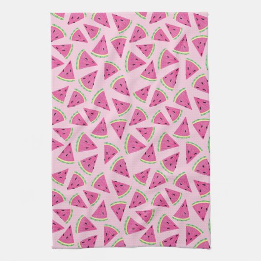 Farbenfrohe Wassermelone Geschirrtuch (Vertikal)