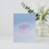 Farbenfrohe Wassertropfen! Postkarte (Stehend Vorderseite)