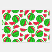 Farbenfrohe Watermelon Wrapping Paper Sheets Geschenkpapier Set (Vorderseite 2)